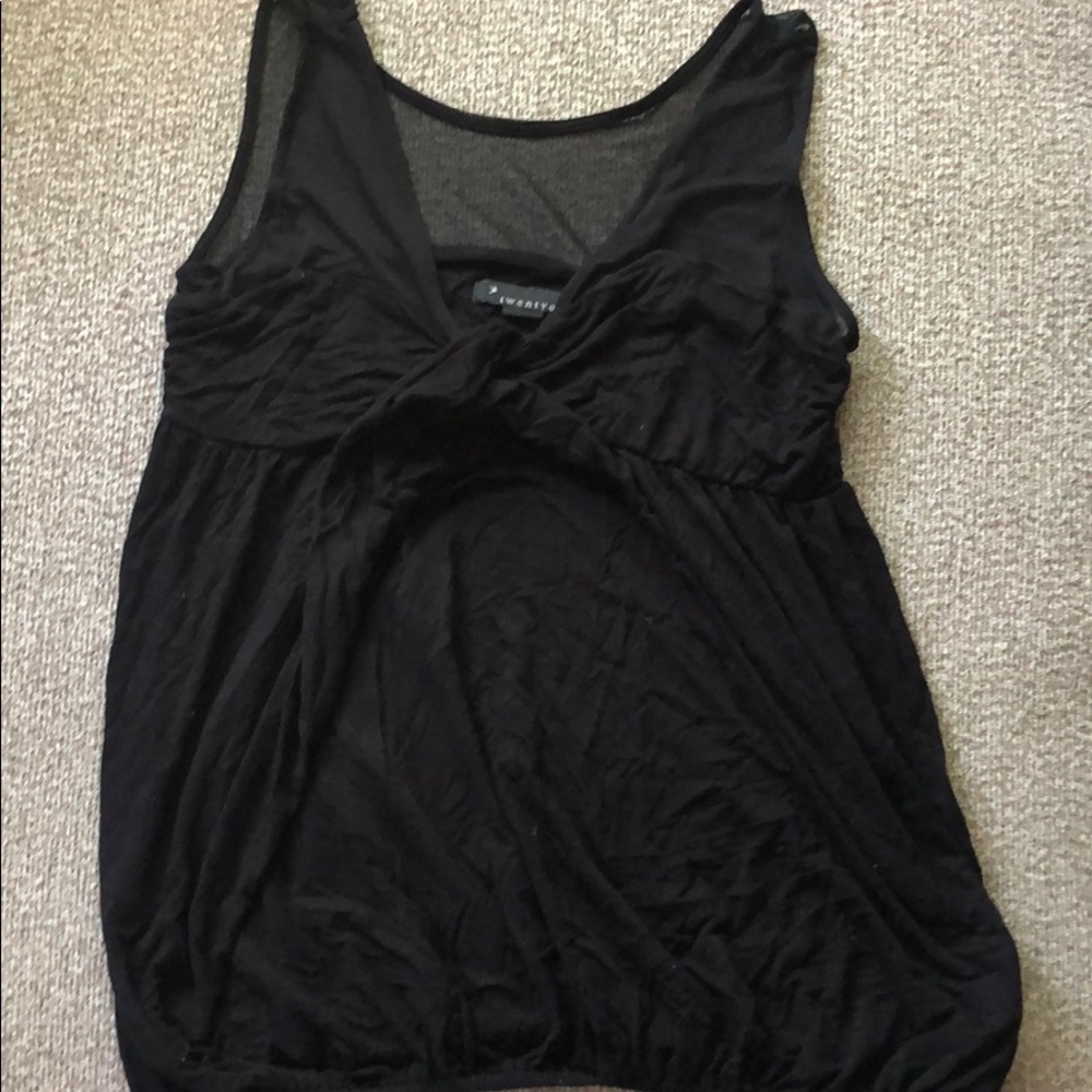 Forever 21 sheer top tank top